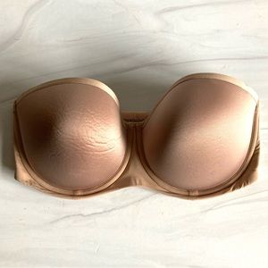 Third Love 24/7 classic strapless bra Taupe 36E